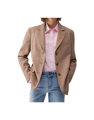 BLAZER DONNA CON FOULARD IN COORDINATO - BISCOTTO WA6164T332A 02153 LIU JO 