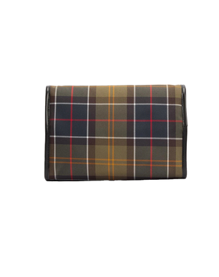 BEAUTY CASE UNISEX TARTAN HANGING - VERDE MAC0425 OL91 BARBOUR 