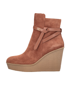 STIVALETTO CON ZEPPA IN SUEDE - COCCIO SF5083 S3804 LIU JO SHOES 