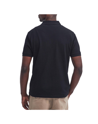 POLO UOMO " ESSENTIAL " - BLACK MML1318 BK71 BARBOUR INTERNATIONAL 