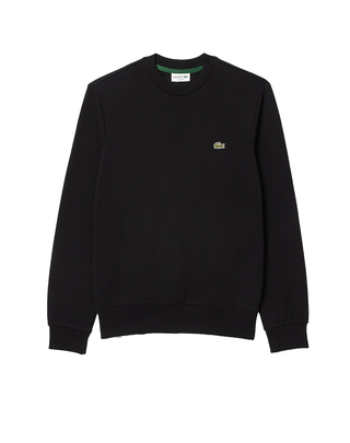 FELPA UOMO INVERNALE GIROCOLLO - NERO SH9608 031 LACOSTE 