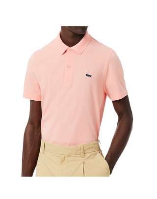 POLO UOMO IN MISTO COTONE REGULAR FIT - ROSA SALMONE DH5522 UI2 LACOSTE 