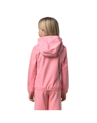 GIUBBINO BAMBINA 3-8 ANNI " P. LILY STRETCH POLY JERSEY " - PINK GERANIUM K2148NW Q28 K-WAY 