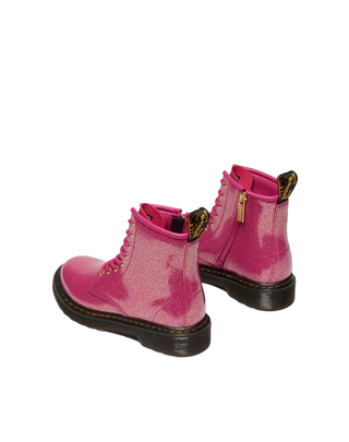 STIVALI JUNIOR " 1460 " IN PELLE LUCIDA GLITTERATA FUXIA 41436650 FUXIA DR.MARTENS 