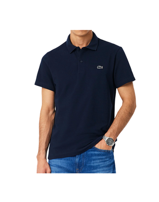 POLO UOMO IN MISTO COTONE REGULAR FIT - BLU NAVY DH5522 166 LACOSTE 
