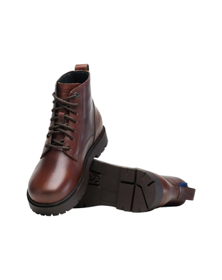 STIVALETTO UOMO WATERPROOF " HIGHWOOD LACE MID M " - CHOCOLATE 1030961 CHOCOLATE BIRKENSTOCK 