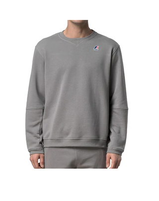 FELPA UNISEX NAEL POLY COTTON - GREY FROST K1126FW 411 K-WAY 