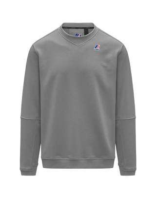 FELPA UNISEX NAEL POLY COTTON - GREY FROST K1126FW 411 K-WAY 