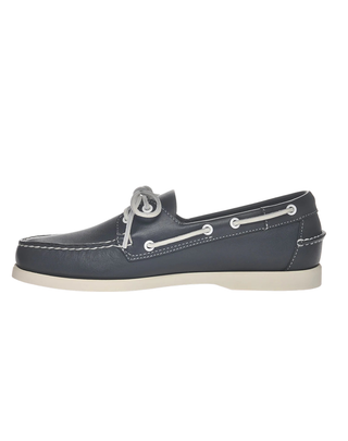 MOCASSINO UOMO IN PELLE "PORTLAND" - BLU NAVY