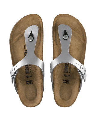 INFRADITO GIZEH IN BIRKO-FLOR SILVER 043851-N SILVER BIRKENSTOCK 