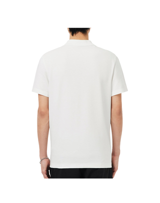 POLO UOMO IN MISTO COTONE REGULAR FIT - BIANCO DH5522 001 LACOSTE 