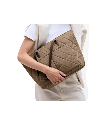 BORSA DONNA QUILTED TOTE - SAND LBA0395 SN31 BARBOUR 
