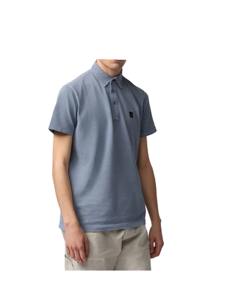 POLO PIQUET UOMO " MIRROR " - CARTA DA ZUCCHERO T68800PX5084 F03916 REFRIGIWEAR 