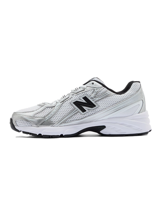SNEAKERS UNISEX 740 - WHITE SILVER BLACK U740NW2 WHITE NEW BALANCE 