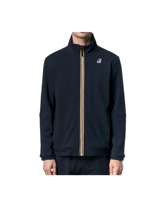 FELPA UNISEX PEPIN POLY COTTON - BLUE DEPTH K1126IW K89 K-WAY 