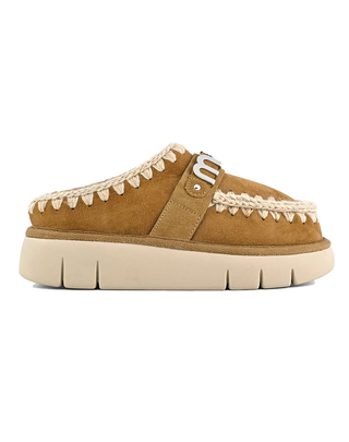 SABOT " BOUNCE CLOG " METAL LOGO - COGNAC SUEDE MU.FW531001A COG MOU 