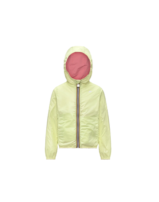 GIUBBINO GIRL 3-8 ANNI "P. LILY PLUS.2 REVERSIBLE" - PINK GERANIUM/YELLOW LIME K61313W C0W K-WAY 