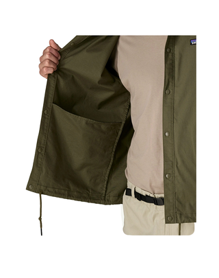 GIUBBINO UOMO LEGGERO IN MISTO COTONE - VERDE 20465 BSNG PATAGONIA 