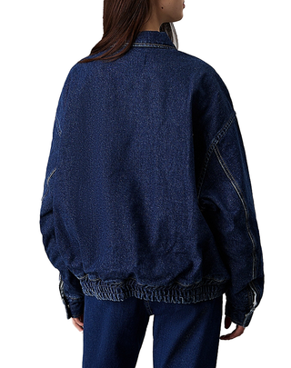 BOMBER DONNA IMBOTTITO IN DENIM