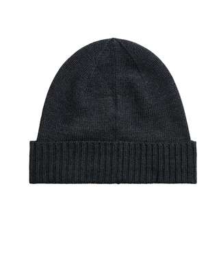 ZUCCOTTO IN PURA LANA CON LOGO - DARK GREY 710886137 004 RALPH LAUREN 