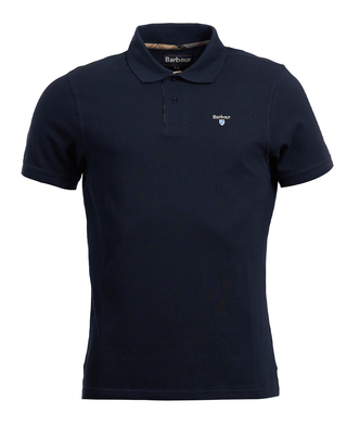 POLO UOMO IN PIQUE'  DI COTONE - NEW NAVY MML0012 NY31 BARBOUR 