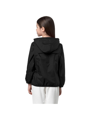 GIUBBINO GIRL 10-14 ANNI "P. LILY PLUS.2 REVERSIBLE" - BLACK PURE-PINK GERANIUM K61313W- C62 K-WAY 