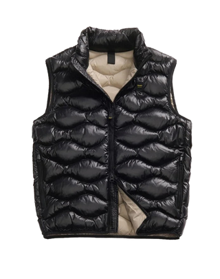SMANICATO UOMO AD ONDE " DANNY " - NERO INTERNO BEIGE 25WBLUX02081 999EI BLAUER 