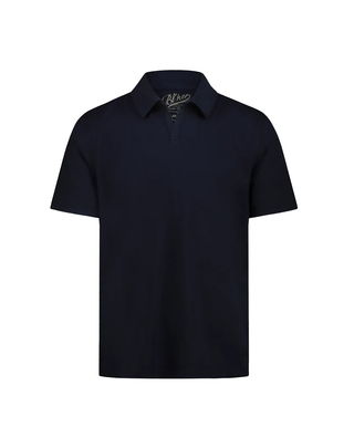 POLO SKIPPER LONG ISLAND IN COTONE FIAMMATO - NAVY 2006 N BL'KER 