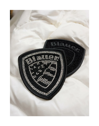 PIUMINO DONNA " ALDIE " CON BORDO IN PELLICCIA - BIANCO OTTICO 25WBLDC03096 100BI BLAUER 