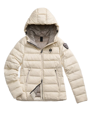 PIUMINO DONNA SFIANCATO "CHARME" - LATTE INTERNO TORTORA 25WBLDC03100 907GG BLAUER 