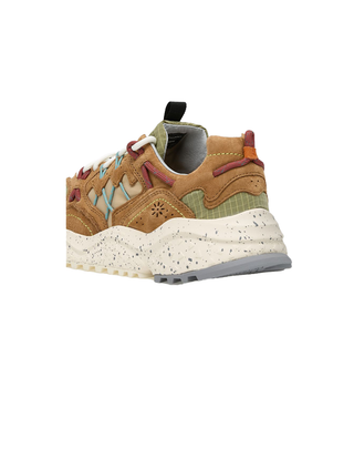 SNEAKERS "YAMABUSHI MAN"  IN SUEDE E TESSUTO - BROWN OLIVE 001-2019509-05 1D57 FLOWER MOUNTAIN 