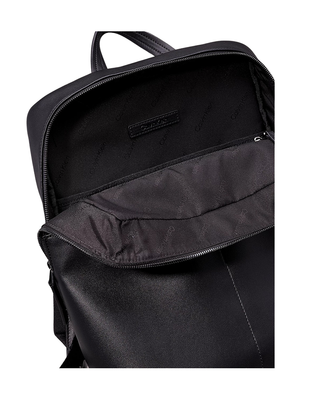 ZAINO UNISEX IN ECOPELLE LISCIA - NERO