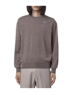 MAGLIONE UOMO SEBASTIEN MERINO - BEIGE MEL K2142EW WG9 K-WAY 