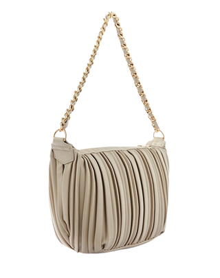 TRACOLLA CON CATENA "NEW JASMINE PICCOLA" - MILK B413EU MA606 MANILA GRACE 