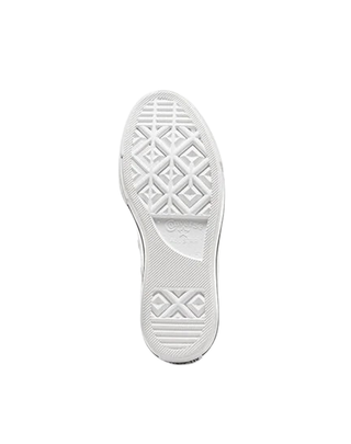 SNEAKERS DONNA " CHUCK TAYLOR PLATFORM LEATHER " BIANCA 561676C WHITE CONVERSE 