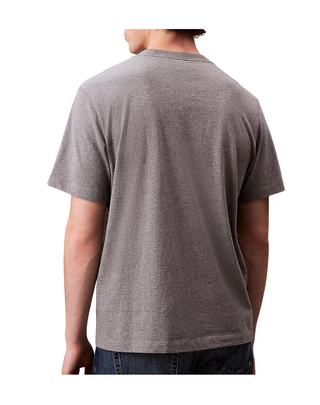 T-SHIRT UOMO RELAXED FIT - GREY MELANGE LV04RC275G P7E CALVIN KLEIN 