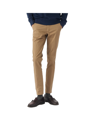 PANTALONE CHINO NEW ROLF IN GABARDINA - BEIGE RRU013C9250112 C0005 ROY ROGERS 