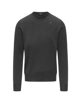 MAGLIONE UOMO SEBASTIEN MERINO - GRIGIO MEL SCURO K2142EW 48M K-WAY 