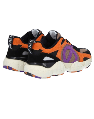 SNEAKERS DONNA "KRAZEE RUNNER  W" BLACK/TAUPE/PURPLE/ORANGE
