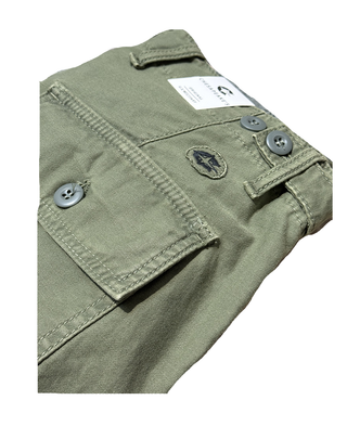 PANTALONI UOMO " FATIGUE DEGRASSE " - MILITARY GREEN 001FATIGUE MG Chesapeake's 