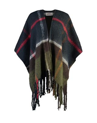 MANTELLA DONNA LISLA BOUCLE SERAPE - TARTAN LSC0353 TN12 BARBOUR 