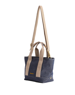 MINI BORSA " MYA " IN DENIM DI COTONE - INDIGO LBA0539 IN71 BARBOUR 