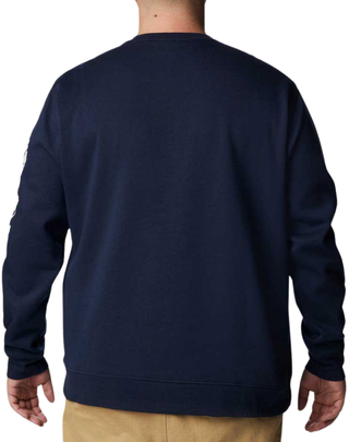 FELPA TREK CREW UOMO CON LOGO SULLA MANICA
