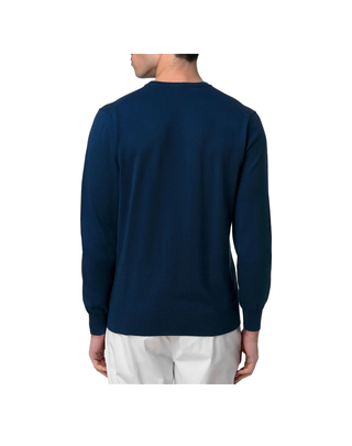 MAGLIONE UOMO "SEBASTIEN COTTON PS" -  BLUE DK DENIM K4122YW H13 K-WAY 