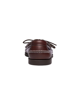 SCARPA DA BARCA UOMO "DOCKSIDES PORTLAND WAXED" - DARK BROWN GUM