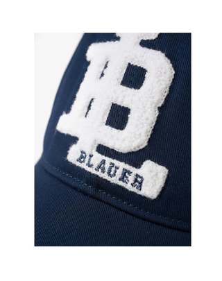 CAPPELLINO CON VISIERA " MAXFIELD " - BLU BLUA04470 888 BLAUER 