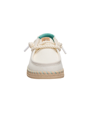 MOCASSINO IN TELA DONNA  WENDY ESPADRILLE HIBISCUS - EGRET MULTI HD.45237 0NI HEY DUDE 
