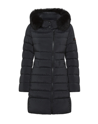 PIUMINO DONNA LUNGO "SERIOLA ML 06 FUR" - NERO PED5458 808 PEUTEREY 