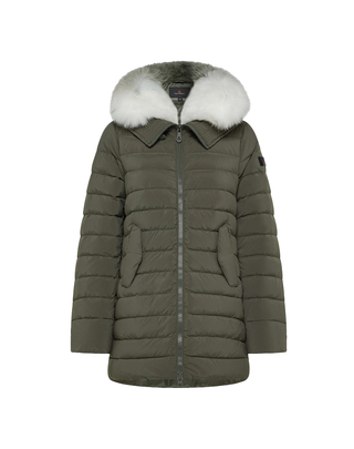 PIUMINO DONNA "ITOKA ML FUR" - VERDE PED4017 689 PEUTEREY 