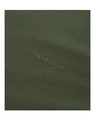 T-SHIRT UOMO IN COTONE " HALEN " - VERDE OLIVA T62800JE0301 E00312 REFRIGIWEAR 